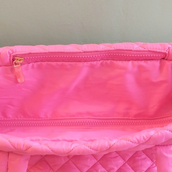 Mz Wallace Metro Delux Inspired Jill & Ally tote Hot Pink NWT - Picture 7 of 10
